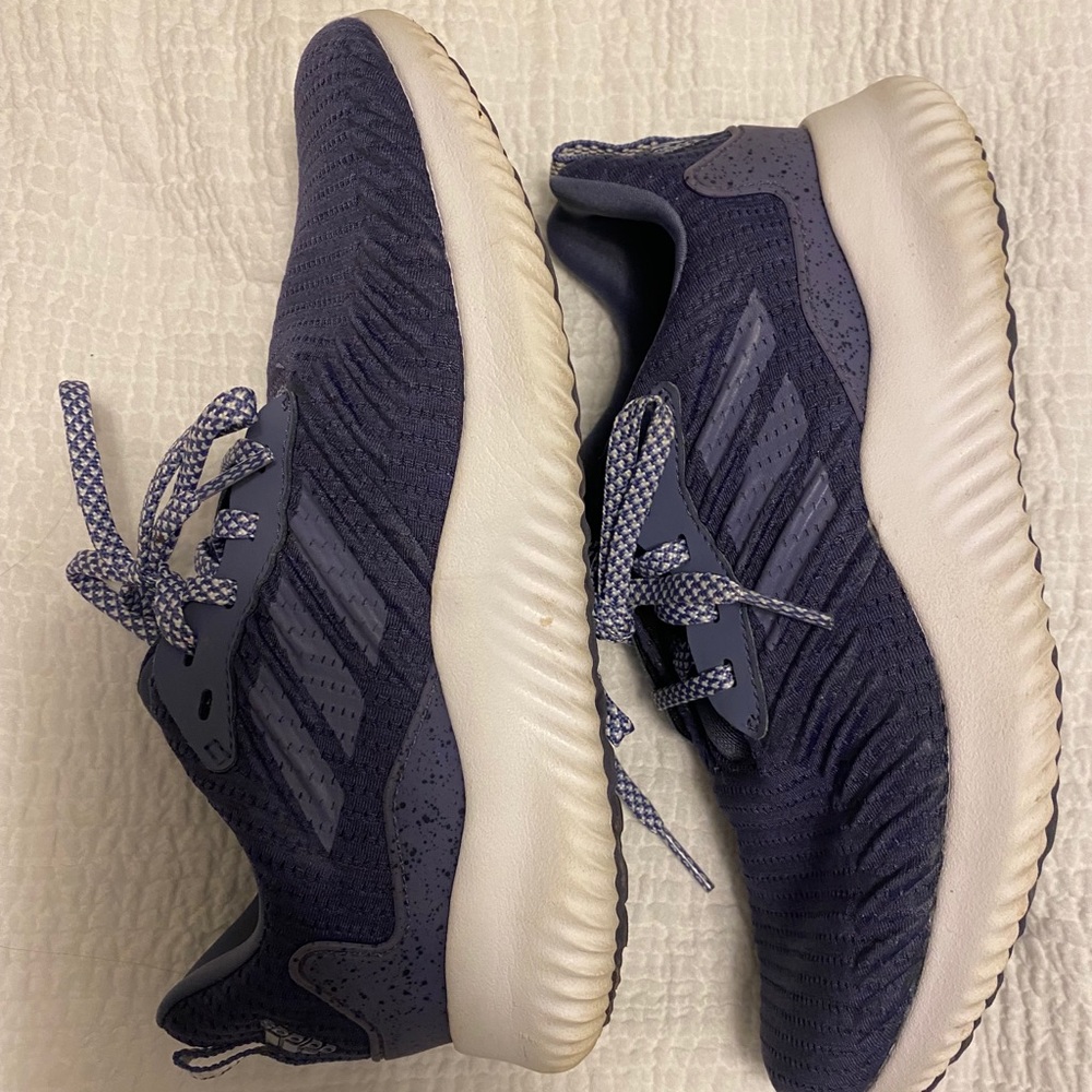Navy Adidas shoes